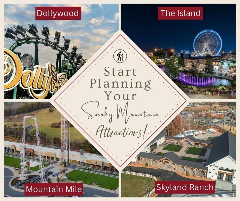Enchanted Forest Cabin And Teepee! Lights & Laser Show! Private Hot Tub! Unique Stay! Sevierville Exteriör bild