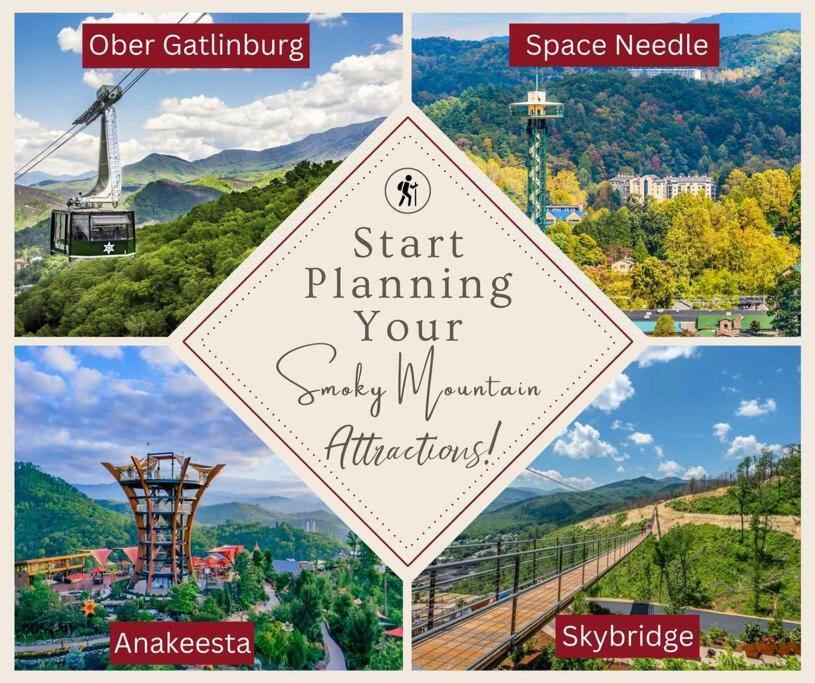 Enchanted Forest Cabin And Teepee! Lights & Laser Show! Private Hot Tub! Unique Stay! Sevierville Exteriör bild