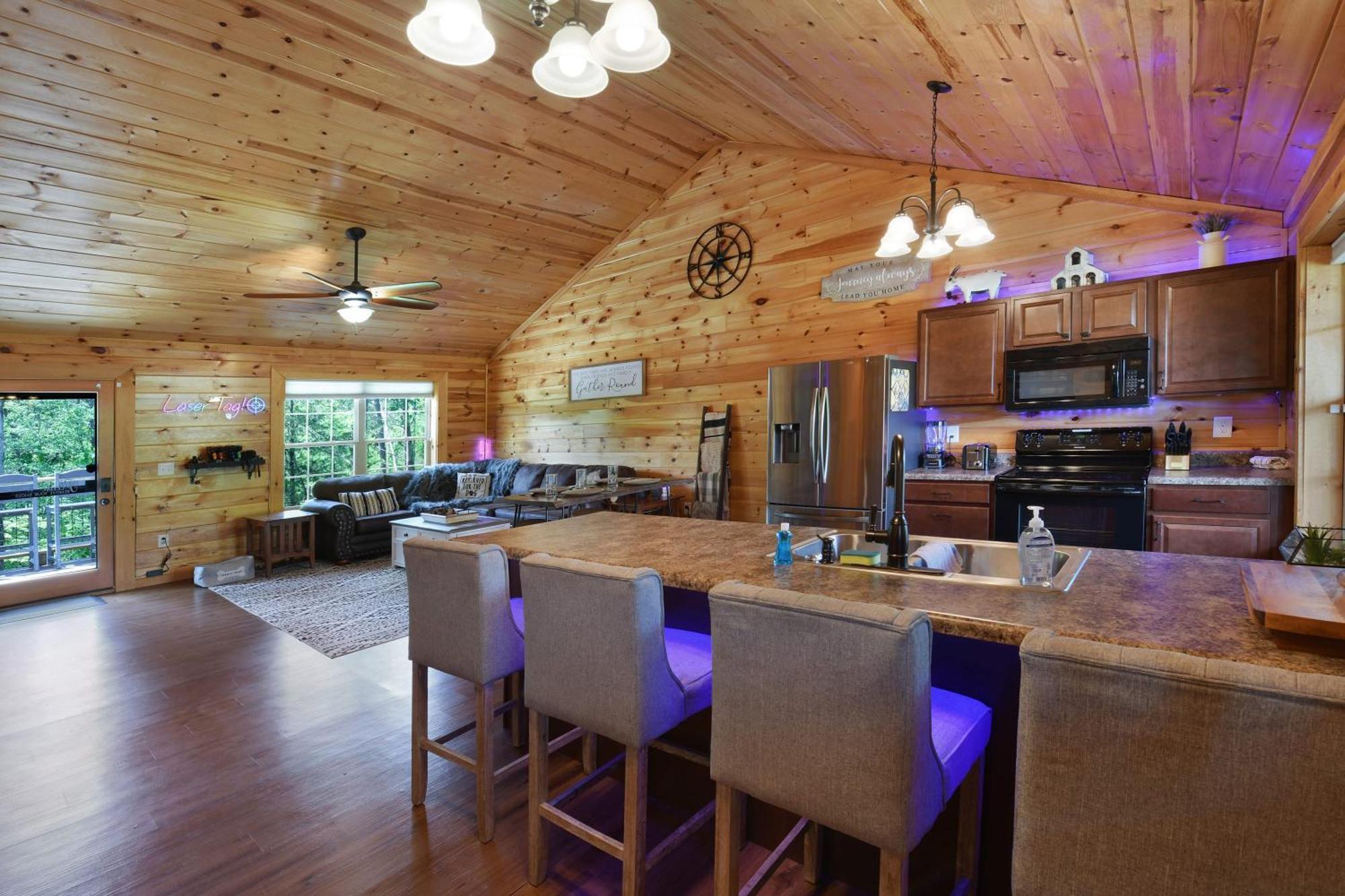 Enchanted Forest Cabin And Teepee! Lights & Laser Show! Private Hot Tub! Unique Stay! Sevierville Exteriör bild